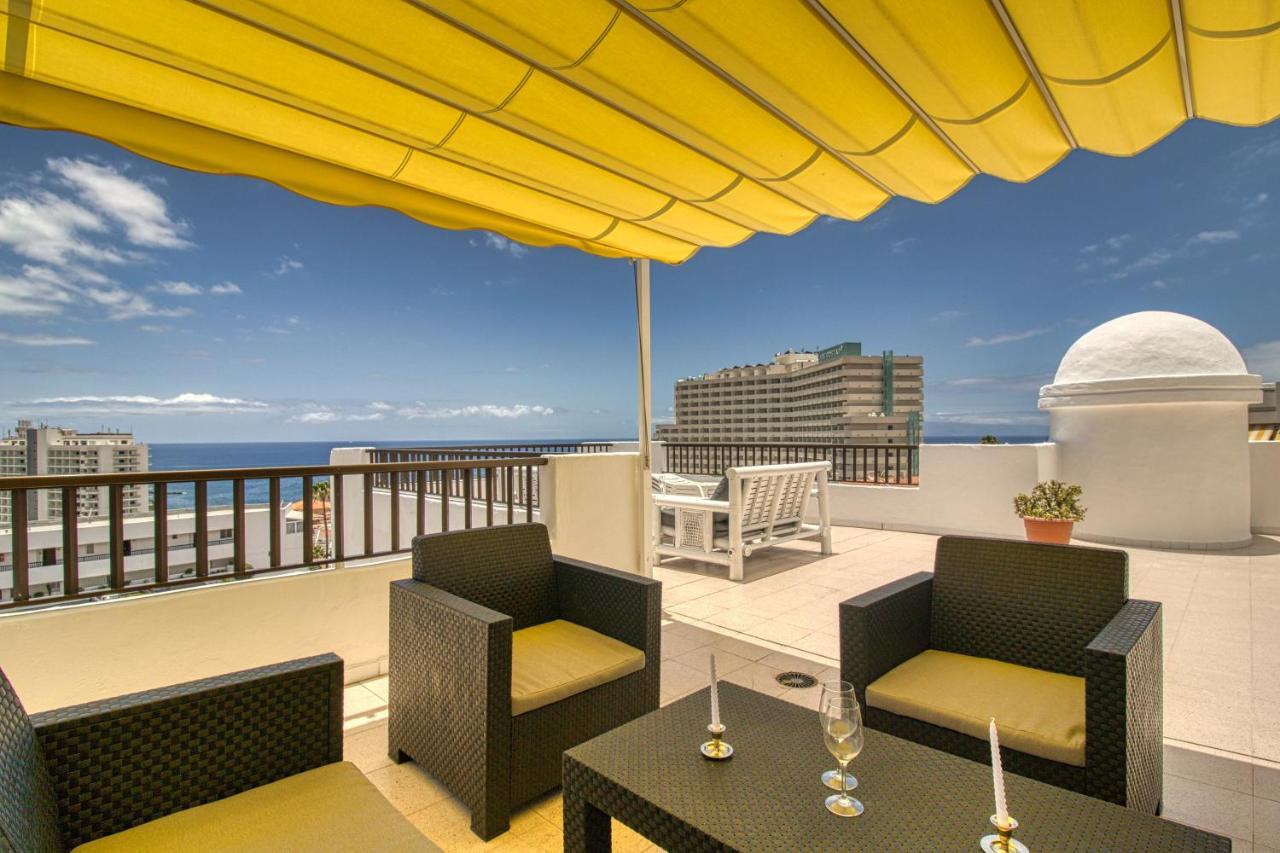 Апартаменты Penthouse Sea View Jacuzzy Terrace & Pool Плайя-Фаньябе Экстерьер фото