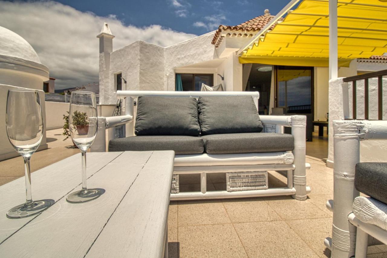 Апартаменты Penthouse Sea View Jacuzzy Terrace & Pool Плайя-Фаньябе Экстерьер фото
