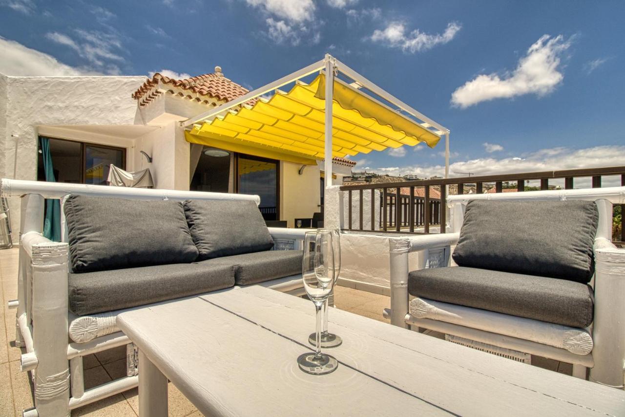 Апартаменты Penthouse Sea View Jacuzzy Terrace & Pool Плайя-Фаньябе Экстерьер фото