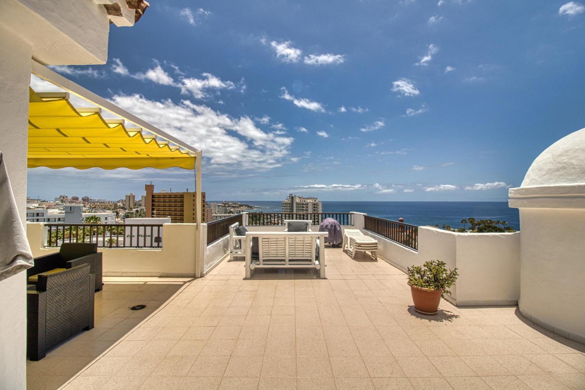 Апартаменты Penthouse Sea View Jacuzzy Terrace & Pool Плайя-Фаньябе Экстерьер фото