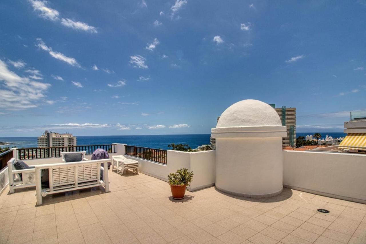 Апартаменты Penthouse Sea View Jacuzzy Terrace & Pool Плайя-Фаньябе Экстерьер фото