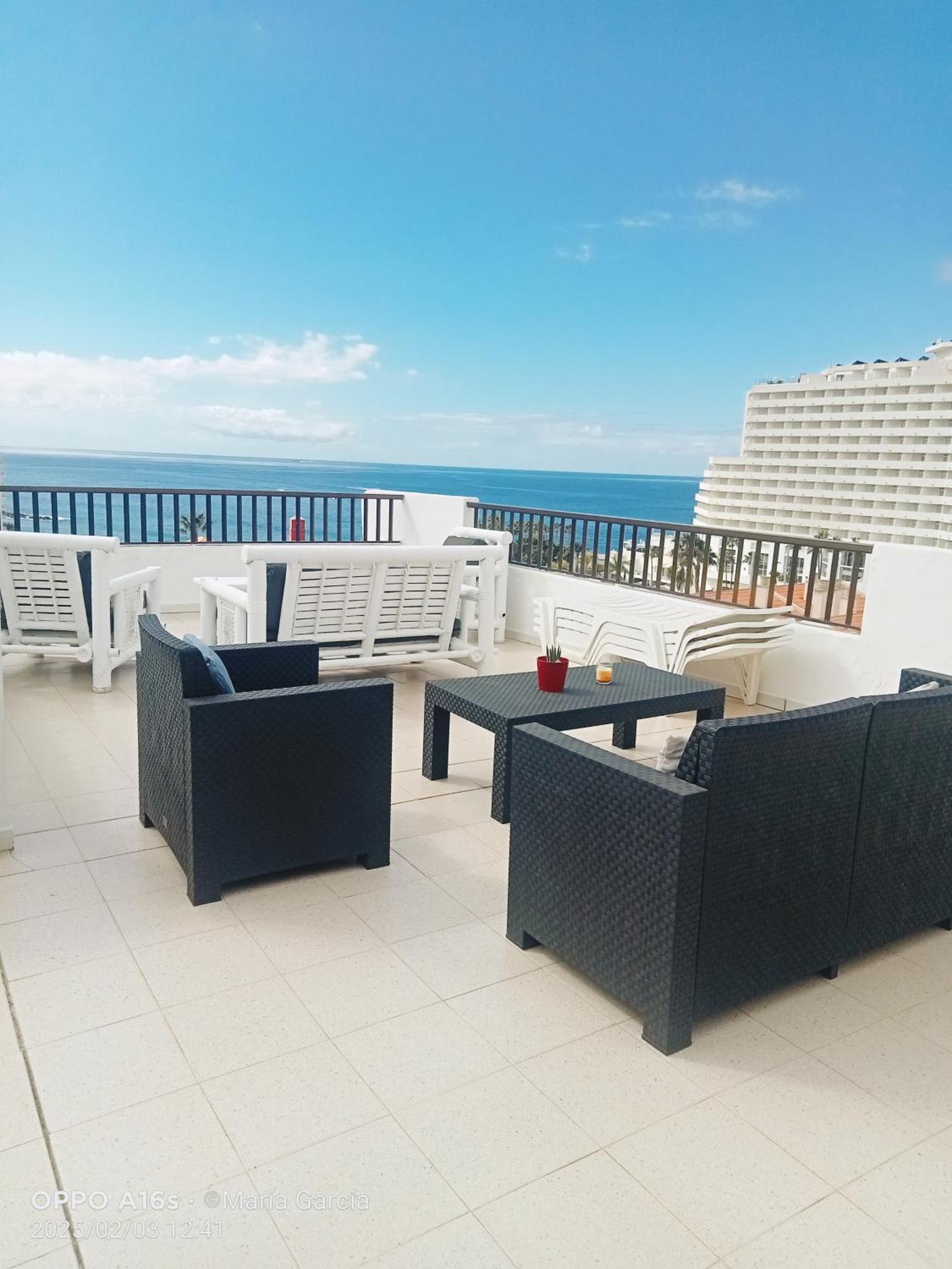 Апартаменты Penthouse Sea View Jacuzzy Terrace & Pool Плайя-Фаньябе Экстерьер фото